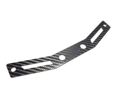 YFZ450R Battery Brace Plate - Carbon Fiber